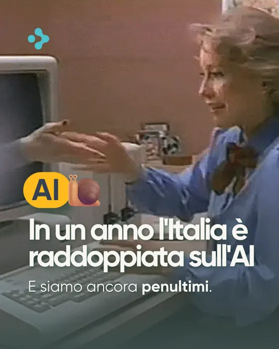 In un anno l'Italia è raddoppiata sull'AI